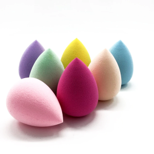 Colorful Beauty Foundation Makeup Sponge Cute Drop Shape Make up blender vendor