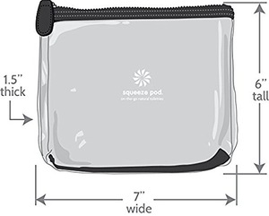 Cosmetic/ Makeup/ Toiletry Clear PVC Travel Wash Bag with handle