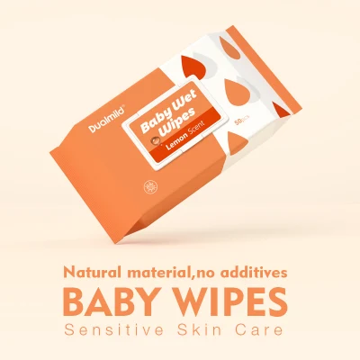 Custom Private Label Disposable Natural Organic Sensitive Baby Wipe