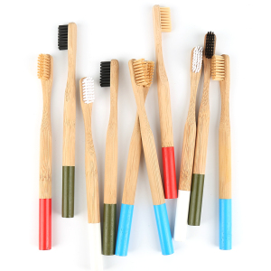 Custom top quality BPA Free Child and Adult Eco-Friendly Natural Biodegradable Charcoal Bamboo Toothbrush