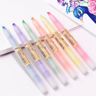 Customized Logo Highlighter Pb61 with European Standard 10 Colors Assortedl