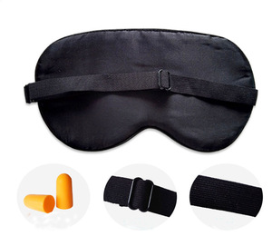 Cute Mulberry Silk Blindfold Travel Sleep Eye Mask with Eyelashes for Sleeping