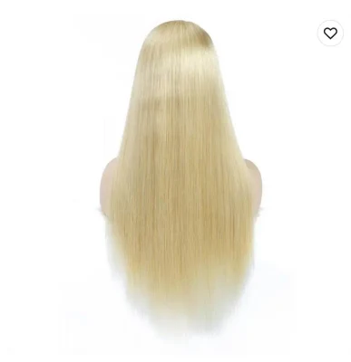 Cuticle Aligned Brazilian Platinum Blonde Lace Front Wigs Human Hair 1b/613 Transparent Lace Blonde Wigs for Women