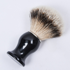 Dongshen wholesale comfortable silvertip badger hair resin handle shaving brush