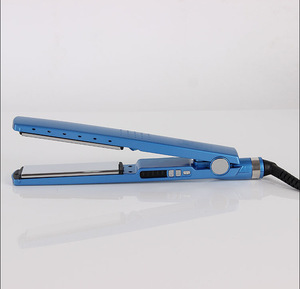 Dual Voltage Digital Nano Titanium Plated Straightening Iron With LCD Display