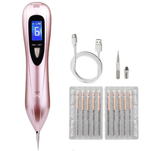 Facial Freckle Tag Wart Removal Point Mole Tool Laser Plasma Pen LCD Face Skin Dark Spot