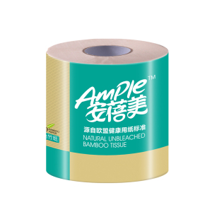 Free samples most popular high standard wholesale bamboo pulp unbleached bathroom tissue toilet paper toilet paper tissue