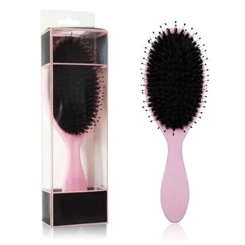 Hair Care Brush Detangling Massage ABS Hair Brush Paddle Cushion Nylon Boar Bristle Hair Brush