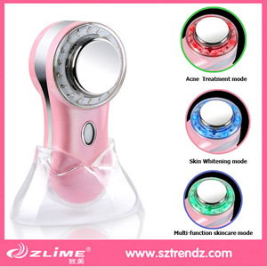 Handheld electric facial led light beauty equipment for skin whitening