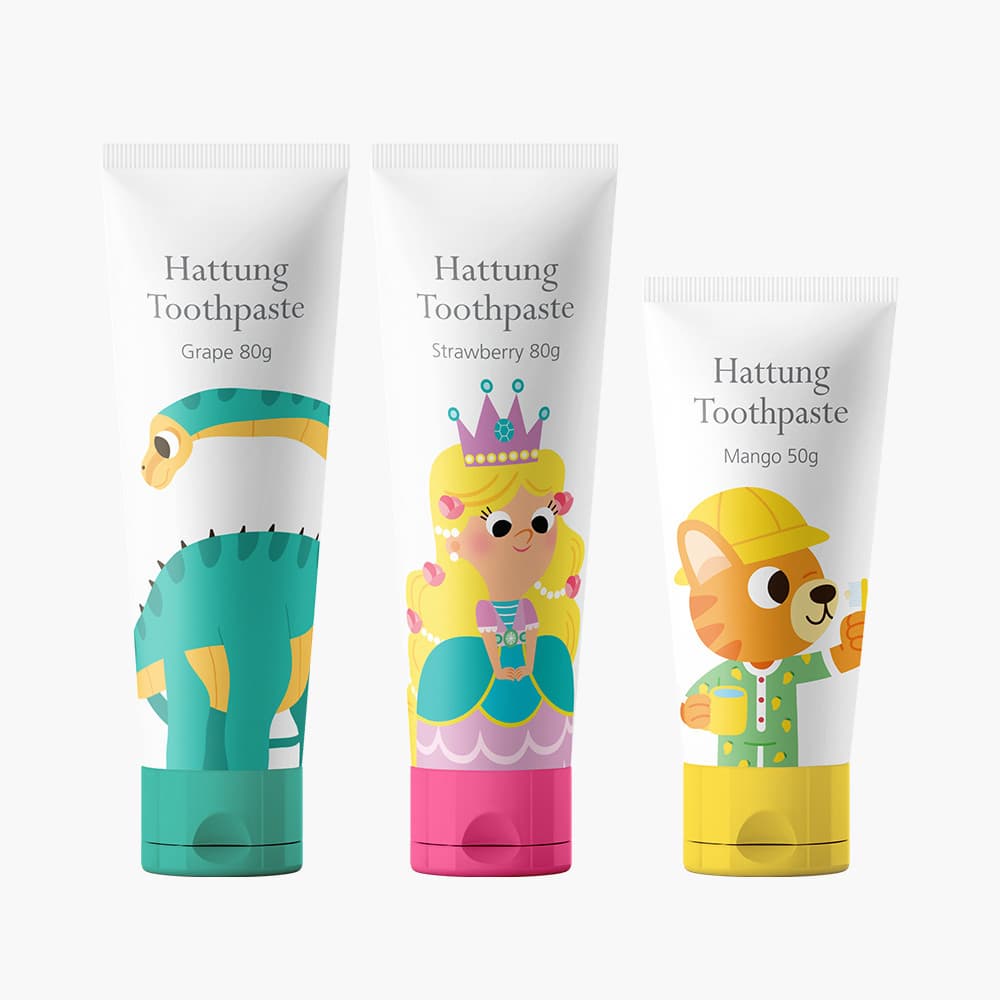 Hattung Low Fluoride Fluoride Free Toothpaste