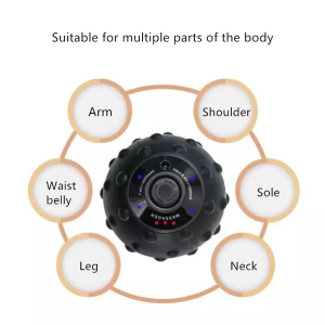 High quality and vibrating massage ball fitness yoga ball