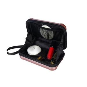 High Quality New Design Waterproof ABS Hard Cosmetic Bag Travel Toiletry Makeup Case