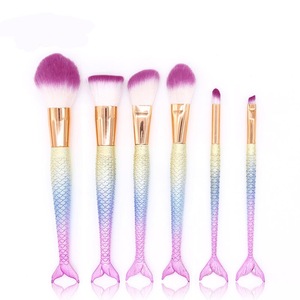 Makeup Mermaid Eye Makeup Brush Cosmetic Eyeshadow Eyeliner Blending Pencil Makeup Brush Tool Kit