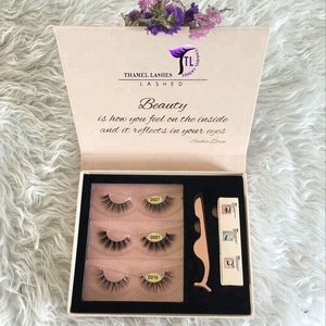 Manufacturer Make Top grade 3D Mink Lashes Silk eyelashes And Custom Package Eyelash Packaging Box