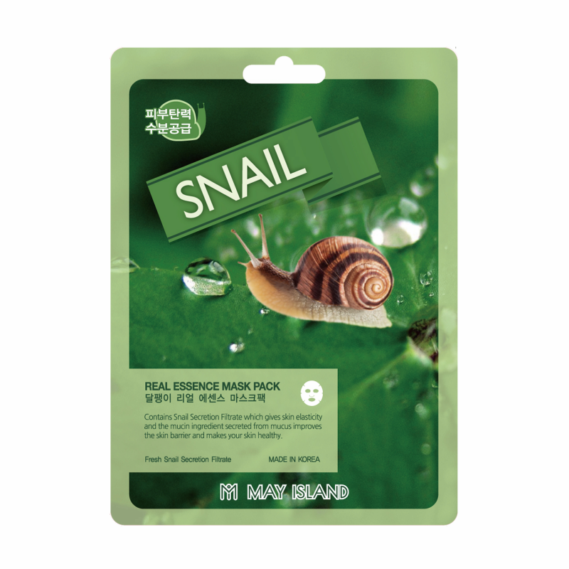 [MAY ISLAND] SNAIL REAL ESSENCE MASK PACK 25ml