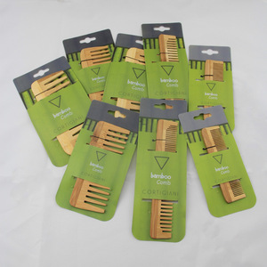 Natural Bamboo Hair Comb Mini Pocket Comb