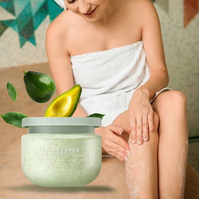 Natural Deep Cleansing Exfoliator Containers Ice Cream Body Scrub