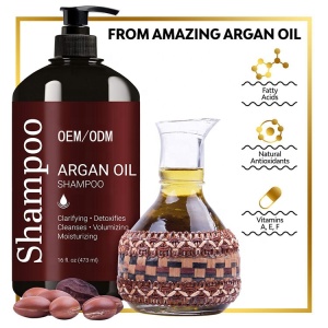 ODM/OEM Wholesale Hair Care Product Manufacturers Pure Argan Oil Shampoo