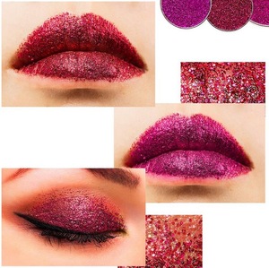 OEM 24colors Multipurpose Long lasting Waterproof Paillette Body Glitter Kohl/Eye shadow powder