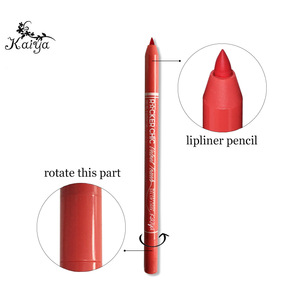 OEM Cosmetic Makeup Lip Liner Lipstick Private Label Rotating Waterproof Gel Lipliner Pencil