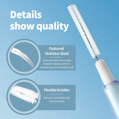 OEM Push-Pull Interdental Brush Dental Toothpick Interdental Brush