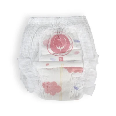 OEM/ODM Fraldas De Bebe Cheap Korean Ring-Waist Eco Baby Diapers Pants Nappies with All Size