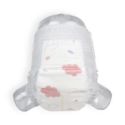 OEM/ODM Fraldas De Bebe Cheap Korean Ring-Waist Eco Baby Diapers Pants Nappies with All Size