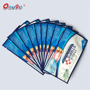 Onuge Hot Sale In Europe Non Peroxide Teeth Whitening Gel Strips