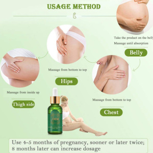 Pivate label 100% Massage Organic Pregnant Essential Moizurizer Body Oil Women Repair Scar Skin Stretch Marks Remover Oil