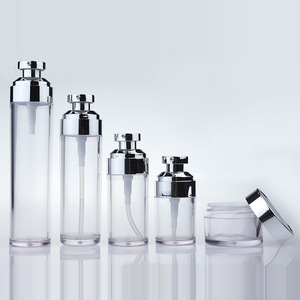plastic luxury bottle set cosmetics containers and packaging lotion bottle