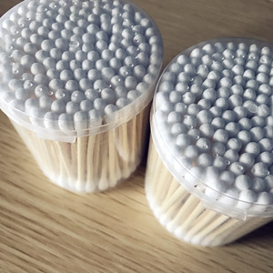 Premium Factory Supply Good Quality Wooden Ear Cotton Bud With Cheap Price