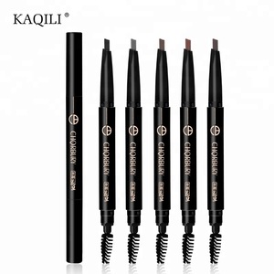 Private label oem waterproof double head eyebrow pencil