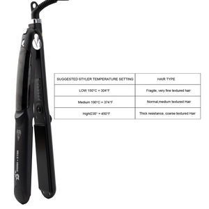 Professional Salon Steam Flat Iron Hair Straightener