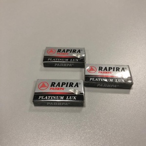 Rapira Platinum double edge razor blades