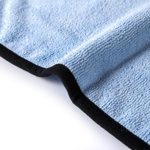 Supplies 350gsm polishing plush double sides microfiber car drying towel