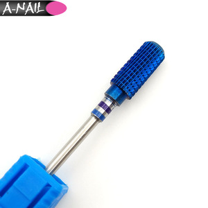 Tungsten Carbide Rainbow Coating Bits of Manicure Pedicure Tools Nail Drill Accessories
