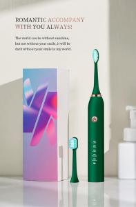 Ultra Whitening Electric Toothbrush 2 DuPont Brush Heads & Travel Case Included - 38400 strokes/min & Wireless Charging
