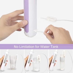 USB Rechargeable Electric Oral Irrigator Water Flosser 2 in 1 Dental Irrigator