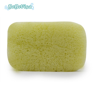 Wholesale 100% Natural Pear Powder Thickened Rectangle Konjac Bath Sponge