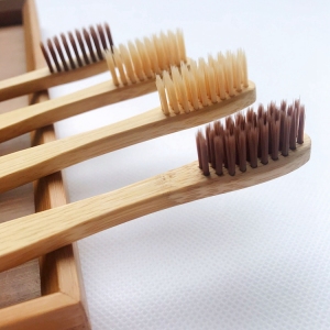 Wholesale CE-ROHS certificate reusable biodegradable organic charcoal bamboo toothbrush with packaging