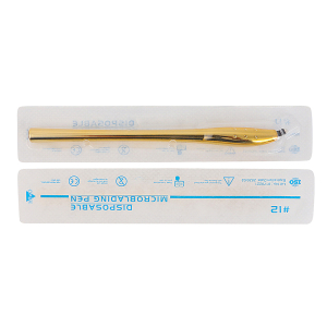 Wholesale Lushcolor Eyebrow Microblading Golden Luxury Disposable Manual Pen Microblading Blades Supplier