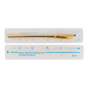 Wholesale Lushcolor Eyebrow Microblading Golden Luxury Disposable Manual Pen Microblading Blades Supplier