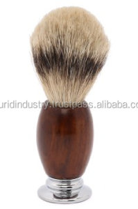 wholesale private label 24mm premium quality style men care handmade shaving brush synthetic and Badger hair