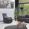 Italian-Style Capsule Sofa Single Leisure Sofa Living Room Household Manual Function Disposable Fabric Single Chair