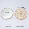 Pocket Metal Zinc Alloy Cultural Creative DIY 3D Relief Printing Ancient Style Single-sided Makeup Mirror