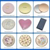 Pocket Metal Zinc Alloy Cultural Creative DIY 3D Relief Printing Ancient Style Single-sided Makeup Mirror