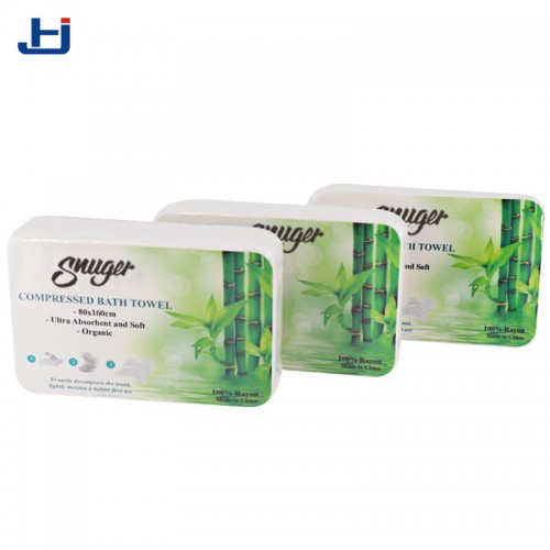 Compressed Bath Towel 80*160CM Disposable Non-woven Fabric Towel