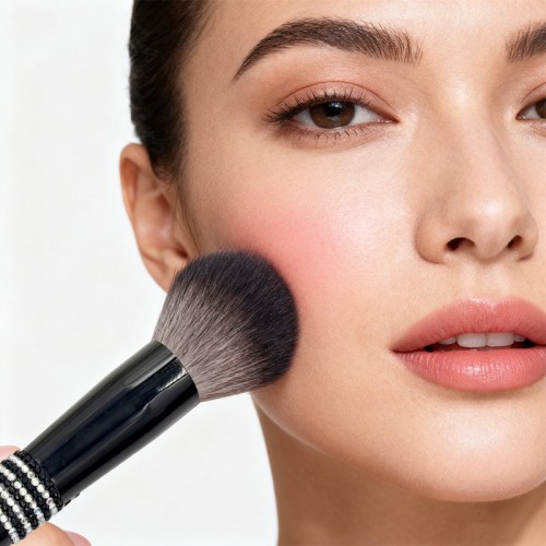 8-Piece Black Diamond Makeup Brush Set with Crystal Handle Design Professional OEM/ODM Cosmetic Brushes for Private Label & Wholesale
