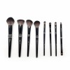 8-Piece Black Diamond Makeup Brush Set with Crystal Handle Design Professional OEM/ODM Cosmetic Brushes for Private Label & Wholesale