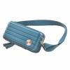 7''Inch Fashion Portable Blue PP Sporty Hard-shell Cosmetic Bag Storage Makeup case